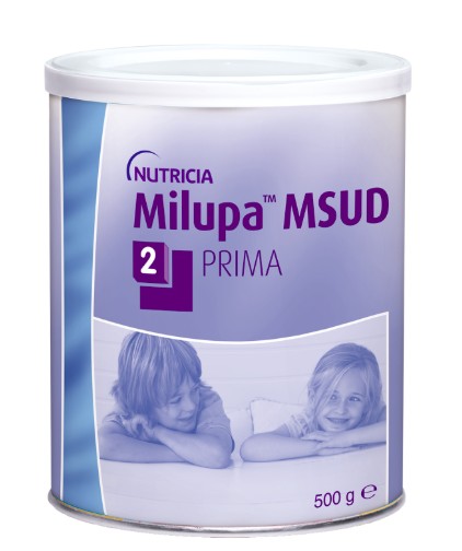 Milupa Харчовий продукт 500г д/медичних цілей: Мілупа Пріма 2 клен сиропу лейцвід 1р